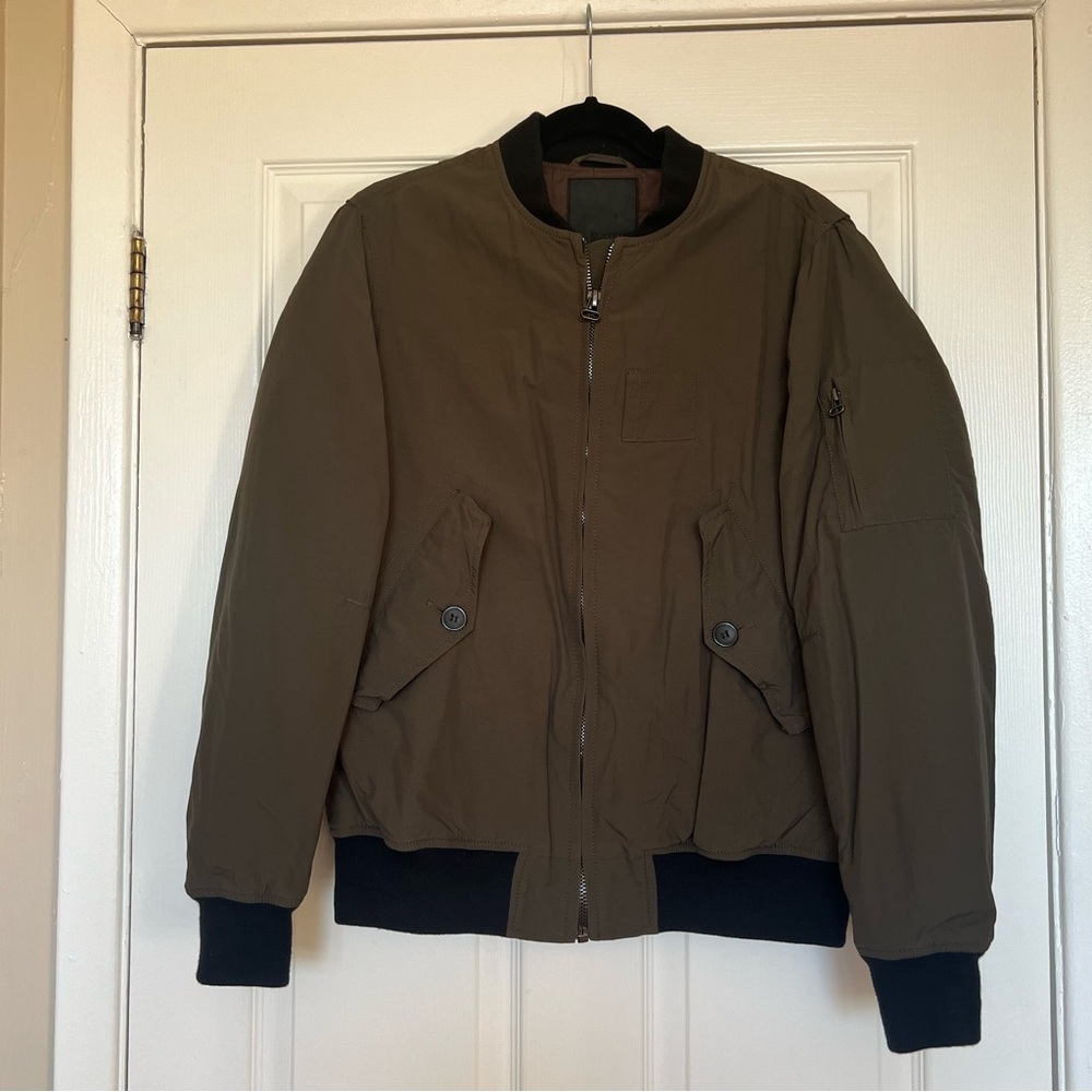 BlankNYC Men's Brown Bomber Jacket